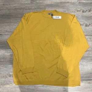 Lavane New York long sleeve shirt mustard color size 4x